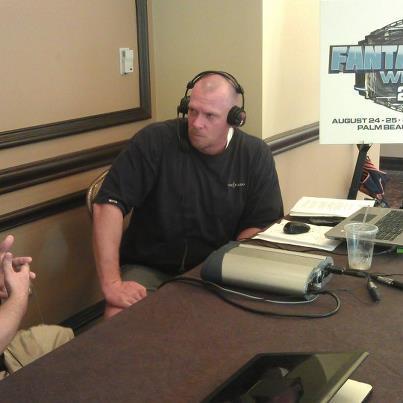 draftweekend's tweet image. The Mike Dempsey Show live @ Fantasy Draft Weekend!