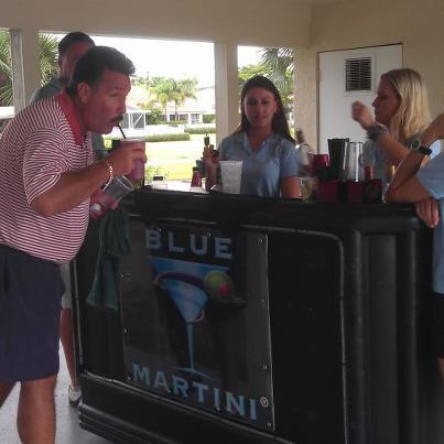 draftweekend's tweet image. Some Blue Martini love at Fantasy Draft Weekend!