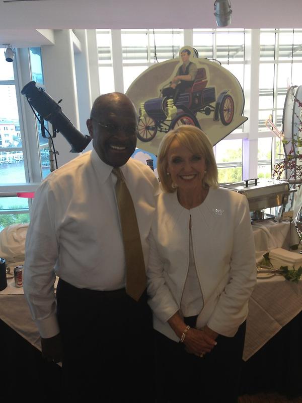 Ran into Herman Cain at GOP Convention