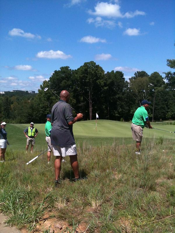 pksport's tweet image. @jimmyvgolf - #CharlesBarkley &amp;amp; his group w/ a tough lie in fescue on #13 - currently -5 #quietintensity
