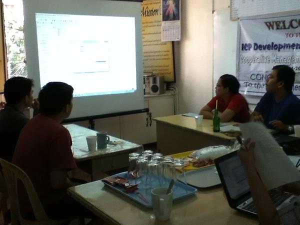 icpdc's tweet photo. August 27, 2012-Brainstorming Meeting with NATCCO representative re ECoopbanker Software Enhancement http://t.co/z45OnXUl