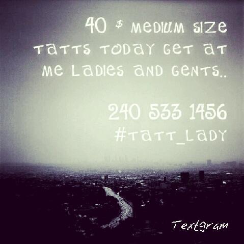 nubianblitz's tweet photo. 40 dollar tatts today http://t.co/7lG6Gwv4
