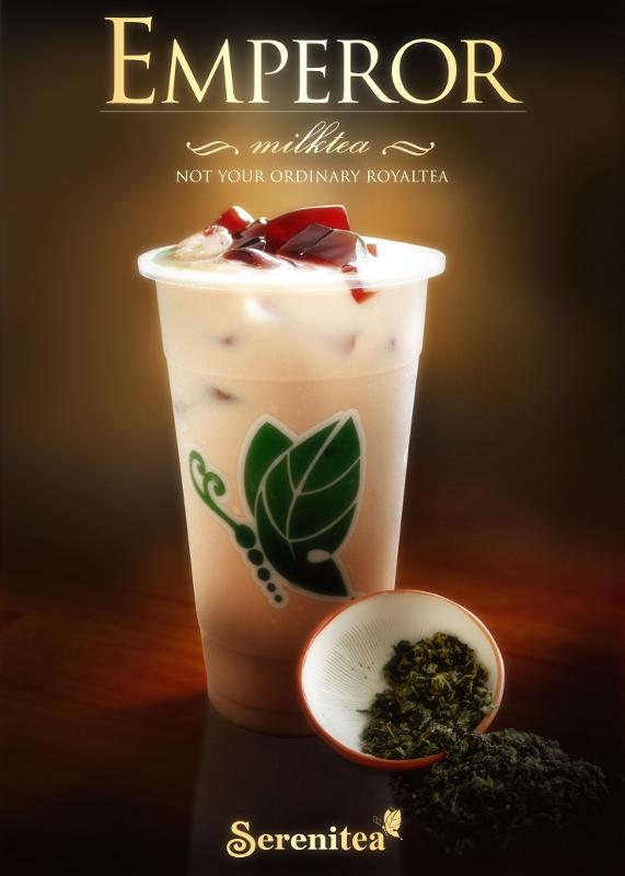 Serenitea on Twitter "Try our latest EMPEROR MILK TEA.It has a light caramel flavor with a