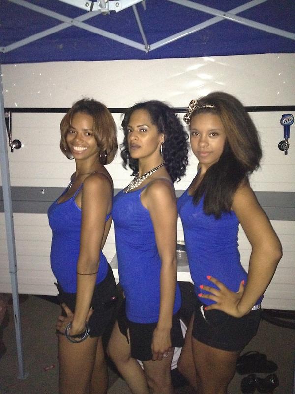 Luey_B's tweet image. #MillerGirls at our post!! #MBBOA BBQ 8-26-12
