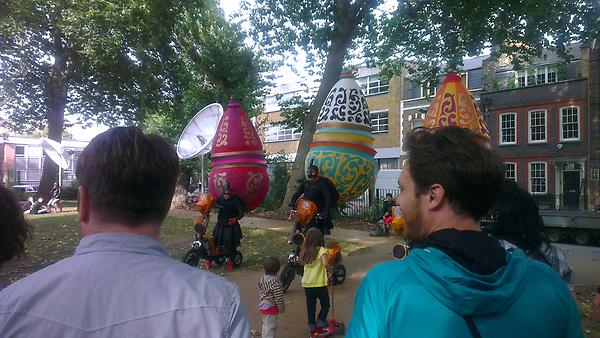 InShoreditch's tweet photo. @TheSFringe popped by, sorry couldn't stay longer in Hoxton Sq for finale of Hackney's fringe festival. Have fun! http://t.co/g4taes24