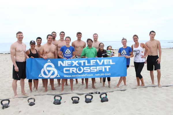 SignsRX's tweet image. Banner we made for Next Level Crossfit's first beach #WOD