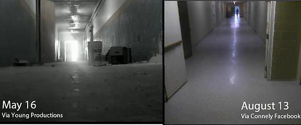 Big difference! Only 18 days until grand opening!