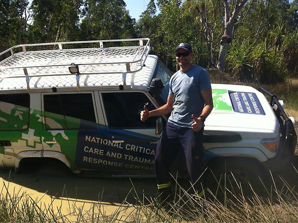 DrMattBrearley's tweet image. Enjoying myself a bit too much on a 4WD course. #bogged #snatchstrap