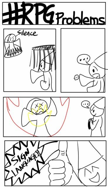 banditlol's tweet image. Today&apos;s comic #rpgproblems
