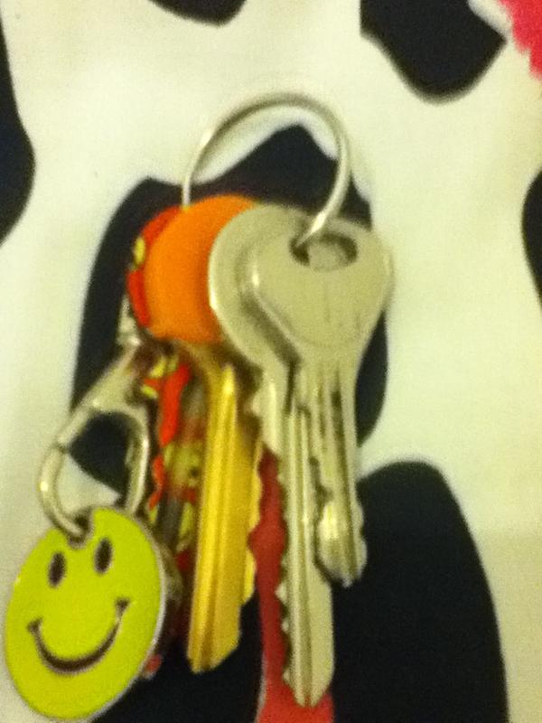 jademckee2001's tweet image. First set of keys! #lockerkey #housekey x