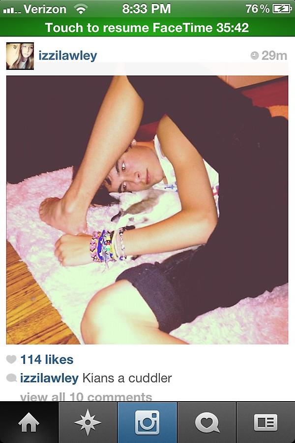 MilaKiansCat's tweet image. HAHAHAHAHA awwww Kian wuvs meeeee!!!;P @KianLawley