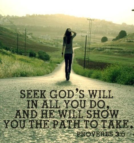Seek God ...