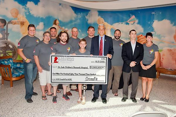 Thank you to everyone who donated to "Crossfit for Hope" we raised nearly 1.6 million dollars