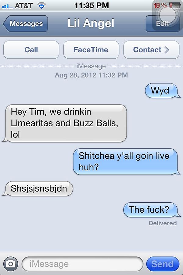 GiveN2TIMtation's tweet image. Soooooooooooooooo I texted her, and she drinkin and I'm not

#howthatgo?
