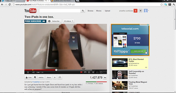 Wow! Now THAT is cool advertising. “<a href="/Fluromilk/">Cameron Cooper | Evermoon</a>: <a href="/DavidDiFranco/">David Di Franco</a> look what add is on the right side #Winning ”