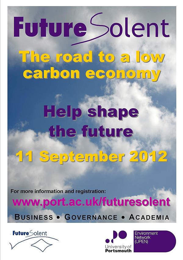 FutureSouth_org's tweet photo. Are you interested in a Solent low carbon economy? There is a plan! Register at http://t.co/nKTB6XAV. Please RT http://t.co/lRt4BaPH