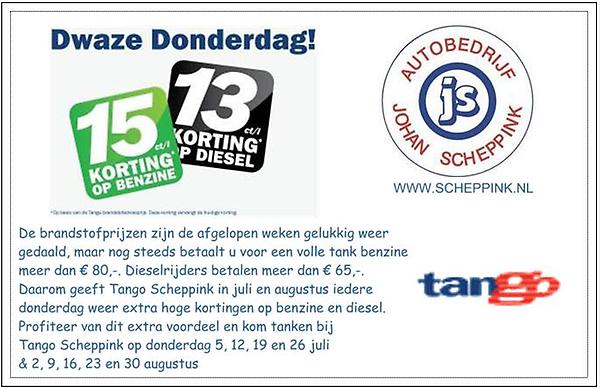 scheppink1's tweet image. Profiteer morgen nog van de laatsen DWAZE DONDERDAG van augustus.