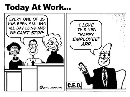 employee engagement cartoon