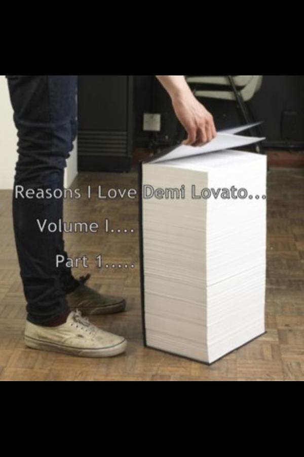 ohdemetrialove's tweet photo. 'Why do you love Demi Lovato?' Me : http://t.co/62kICD9T