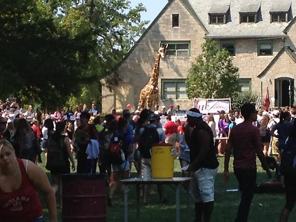 Student Involvement Fair going on now!'