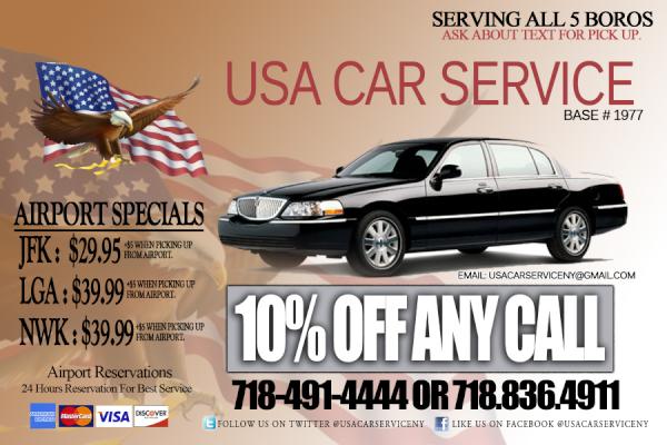 USACarService1's tweet image. @lomskip 
CALL NOW: 718.491.4444
GET 10% OFF MENTION USA2012
CHECK OUT OUR AIRPORT PRICES! 
PET FRIENDLY!