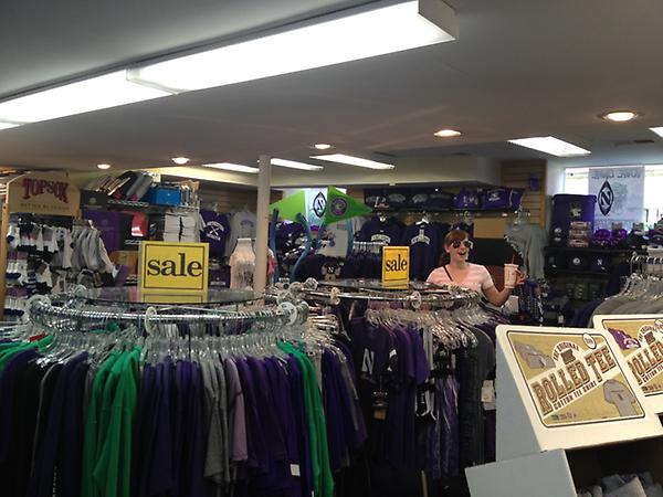 Courtney__Pete's tweet image. So much purple! I want to buy it all!! 
#northwesternproblems 
@cara_franke