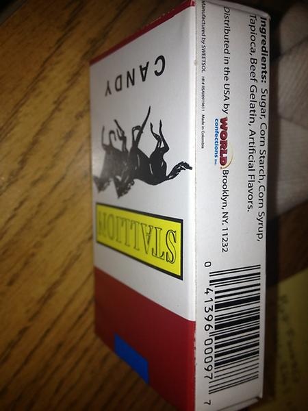 Why is beef gelatin a main ingredient in my candy cigarettes?