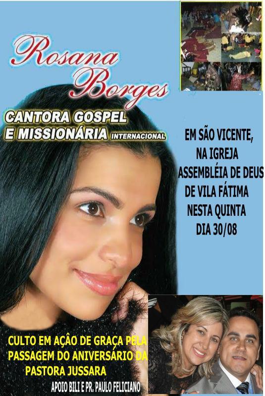 ROSANABORGESS2's tweet image. @ROSANABORGESS2 OII  POVO  DE  DEUS  ESTAREI NA CIDADE DE SANTOS EM SÃO VICENTE LOUVANDO A DEUS TI ESPERO LÁ