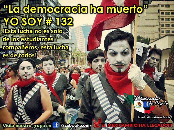 subversivos_'s tweet photo. El cambio ha llegado a #mexico,la lucha es de todos #studiantes,#anonymous, #empleados @anonopshispano #YoSoy132 http://t.co/qaYrGvk7