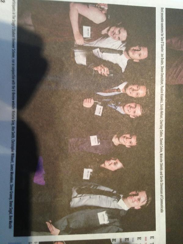 The_U_Review's tweet photo. The U-Review student team in this weeks Stage newspaper. @CJWillmott @BenjaminMastin @dananabum @vsjgray @JamesM438 http://t.co/9eX0XjF4