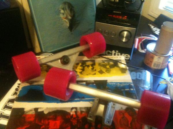 DeckerBoards's tweet photo. You know your wheels are perfect when you can't even notice them spinning. http://t.co/WcU3SzyZ