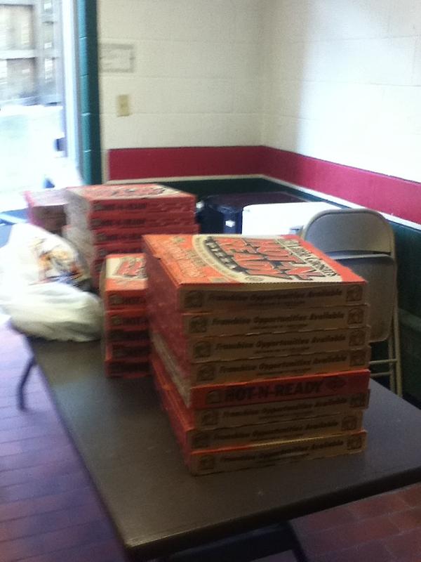 ValpoPKP's tweet image. The goods are here #FallRush2012 #Whoshungry