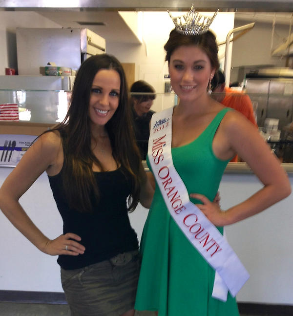 WinchesterSara's tweet photo. Veterans First Charity Event in OC- @winchestersarah with Miss Orange County Supporting our troops http://t.co/XhITSbHP