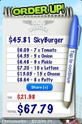 I just stacked a $67.79 SkyBurger in Sky Burger for iOS!