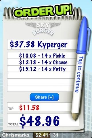 I just stacked a $48.96 Kyperger in Sky Burger for iOS!