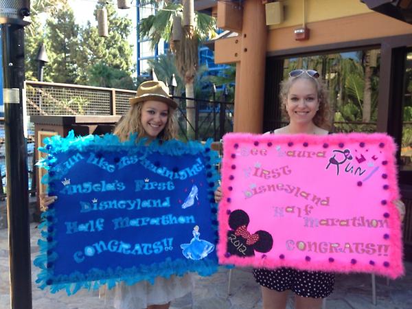 AngJacobs's tweet image. Best Disneyland half marathon inspiration posters ever! Thanks @TaskRabbitLA for the awesome help!