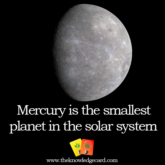 knowledgecard's tweet image. #KnowledgeCard #Mercury #Planet