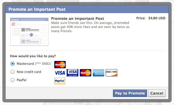 jonathanbgood's tweet photo. Is #paytopromote the new bday card? Just posted on a friend's wall and got offered twice the views for $4.80 #facebook http://t.co/sVXL9MW5