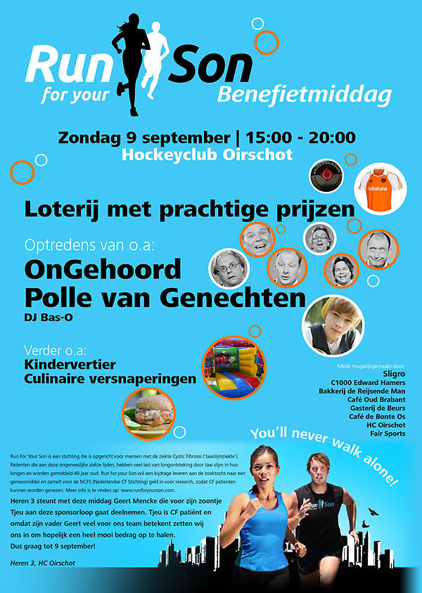 BasOverdijk's tweet photo. Komt allen volgende week zondag naar HC Oirschot voor een benefietmiddag! We halen geld op voor #runforyourson http://t.co/KNhLKtj1