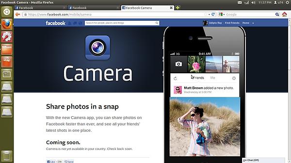 UdiptoRoy's tweet image. @Facebook #Camera,,, Like #Instagram ( @Instagram )... Coming Soon

#facebookCamera