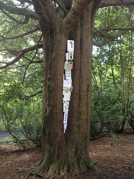 cmsuttle's tweet image. Cool city in a tree at end of the road festival #iwanttomovethere