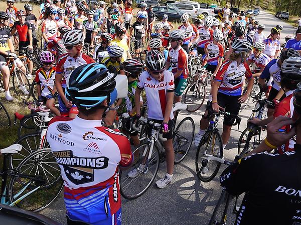 <a href="/axelmerckx/">Axel Merckx</a> <a href="/HaymanClassic/">Hayman Classic</a> Criterium Clinic and races later today... 100 people should be fun... @raceinbc