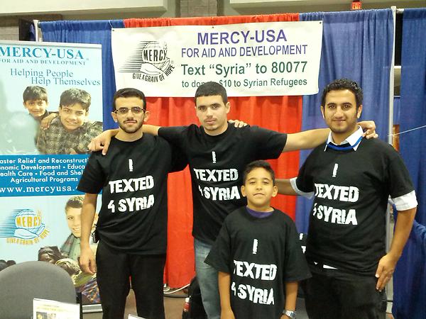 TEXT4SYRIA's tweet photo. Check out the Text 4 Syria crew at ISNA! http://t.co/HTAvvuz9