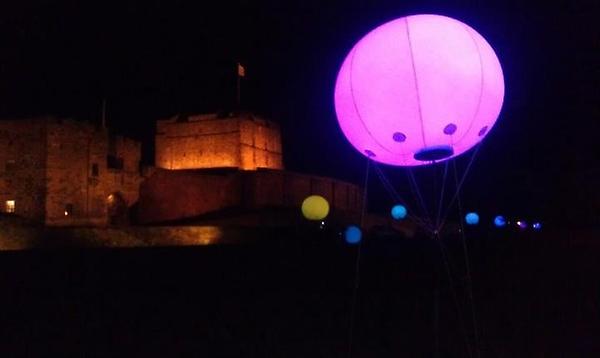 LakesCumbria's tweet photo. #ConnectingLight in Carlisle this evening. Amazing two days. http://t.co/GUIByeOq