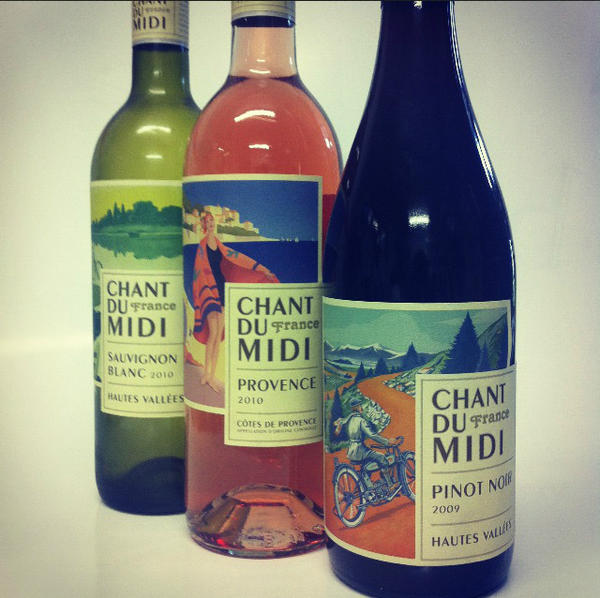 NorthsideCellar's tweet photo. Chant Du Midi. Great regional French wines. Modern &amp; fruit driven, without losing their traditional French character! http://t.co/j7u8nj4K