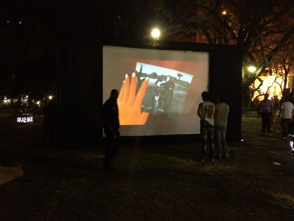 14 Festival de Curtas de BH marcando presença no Noite Branca, na Mostra de Curtas!