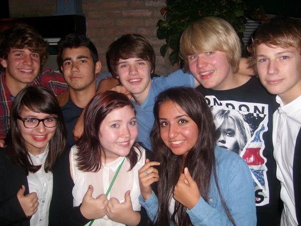 One1Erection's tweet image. Picture with three of our greatest fans! We love you! xxx