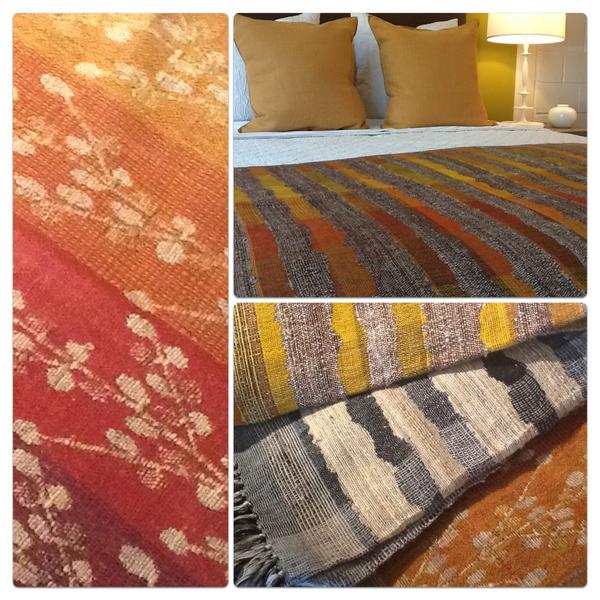 #InstaFrame Our beautiful silk and wool throws by Neeru Kumar are back!