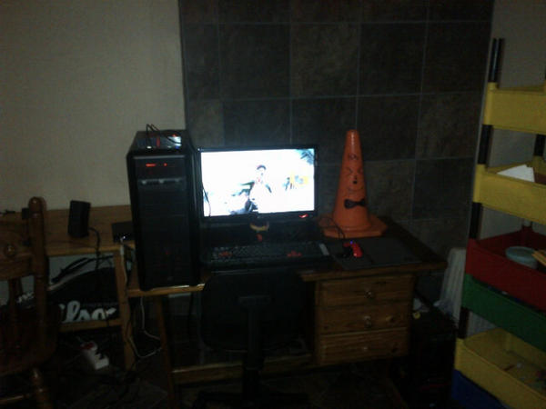 OurFinalRegret's tweet photo. #coneythebarbarian approves PC :D http://t.co/4qDgAShw
