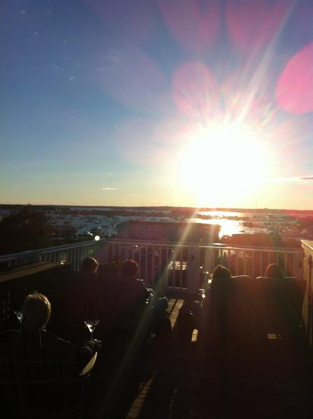 PB1960's tweet photo. Newport Vanderbilt Grace Hotel rooftop http://t.co/EzV4xVsj